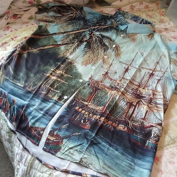 Men's Hawaiian 3XL Shirt - Picture 3 of 7